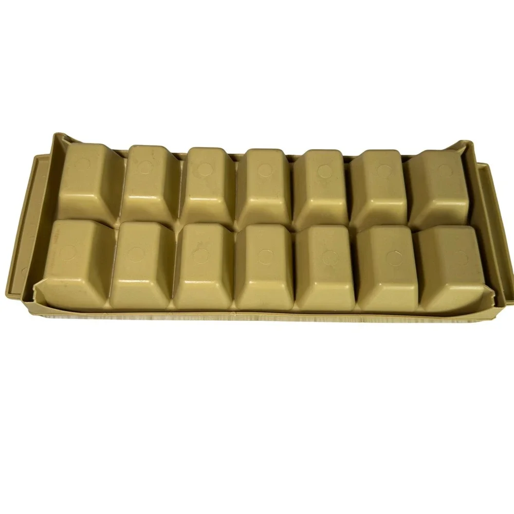 Vintage GE General Electric Ice Cube Tray Yellow‎ 1970's Retro